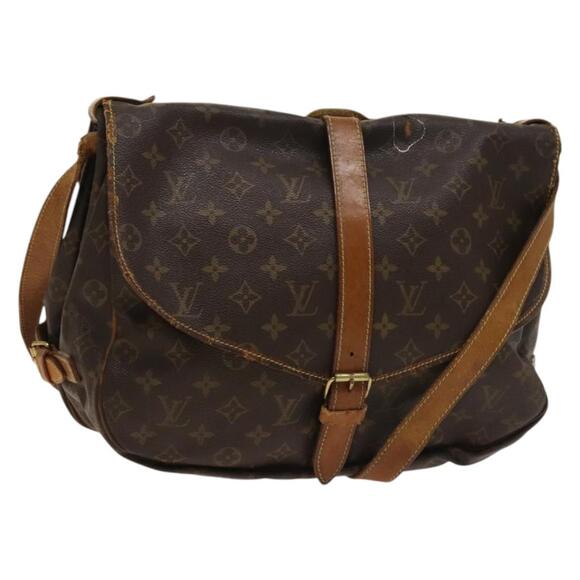 LOUIS VUITTON Monogram Saumur 30 Shoulder Bag M42256 - Picture 1 of 13